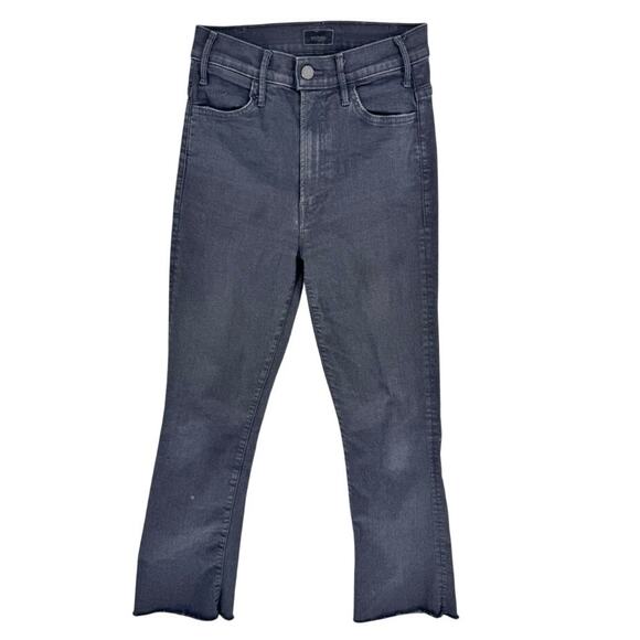 MOTHER Jeans Hustler Ankle Fray Black Not Guilty size 25 - Picture 1 of 6